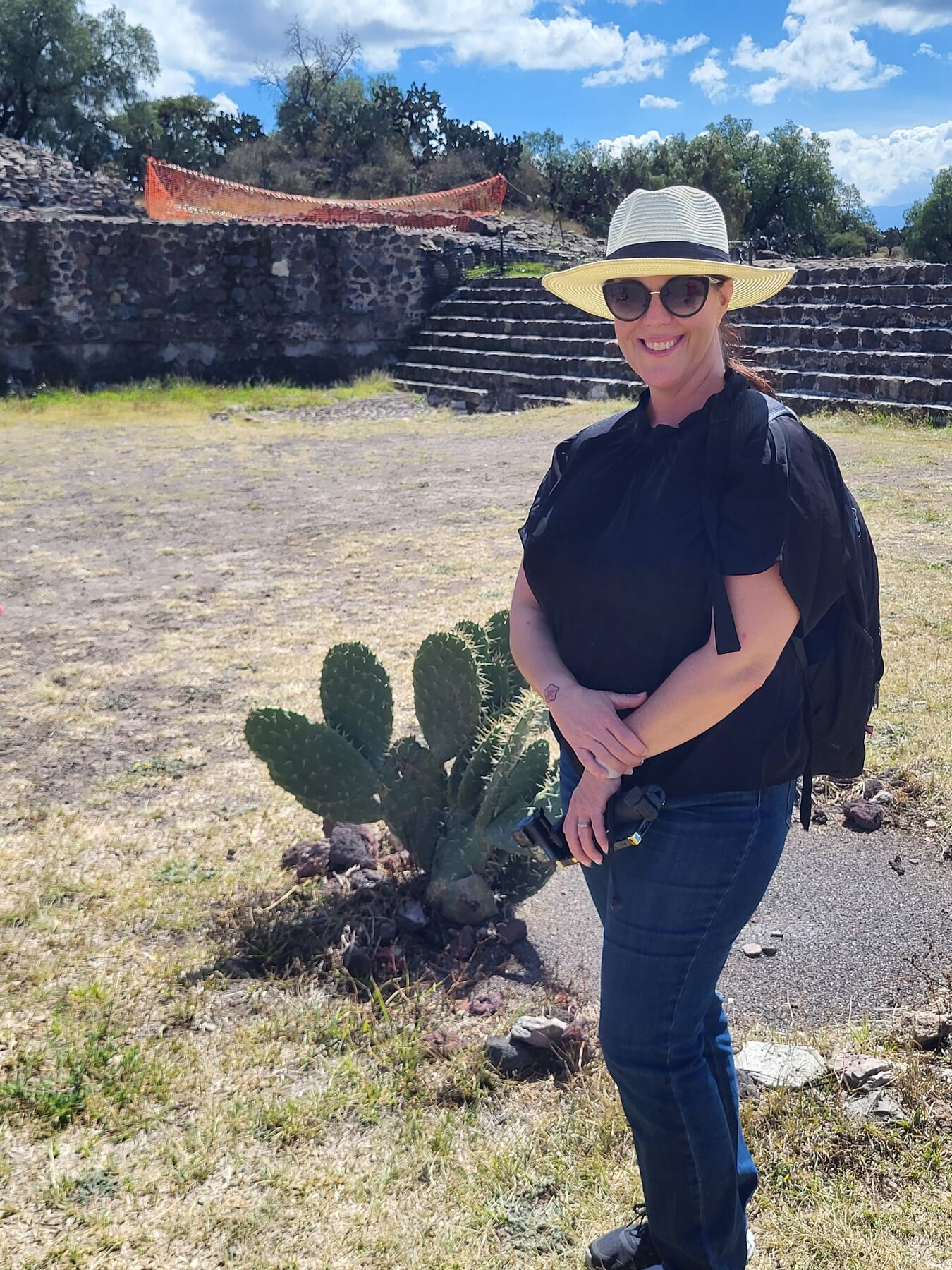 Desert cactus on the grounds of Teotihuacán