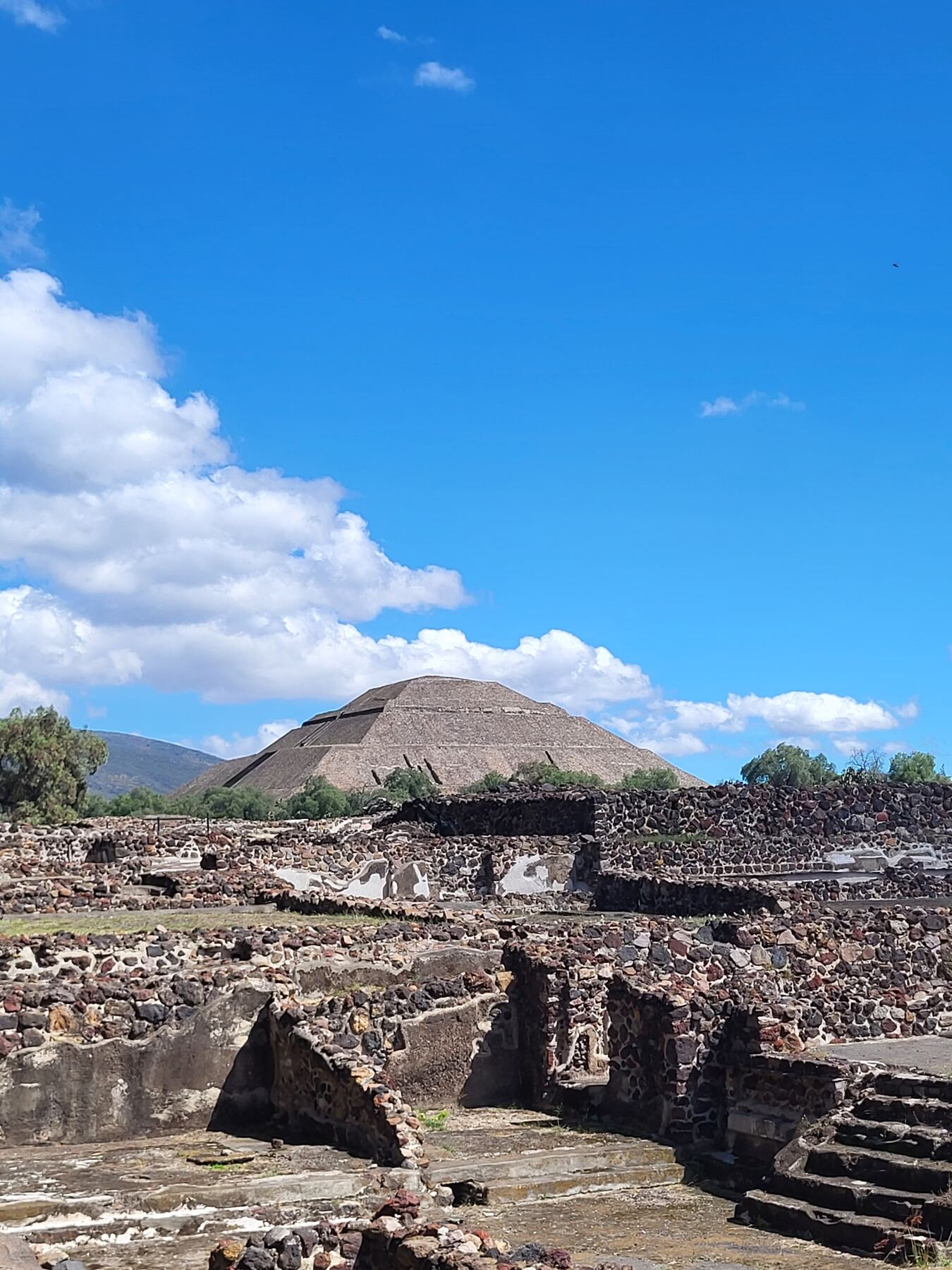 Pyramid ruins at Teotihuacán near Mexico City