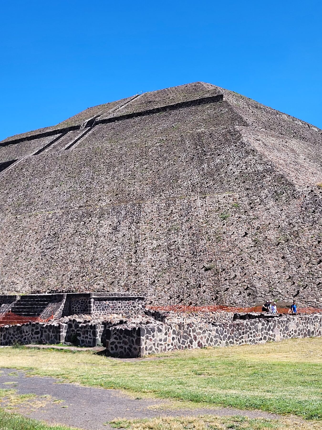 Volcanic stone detail at Teotihuacán