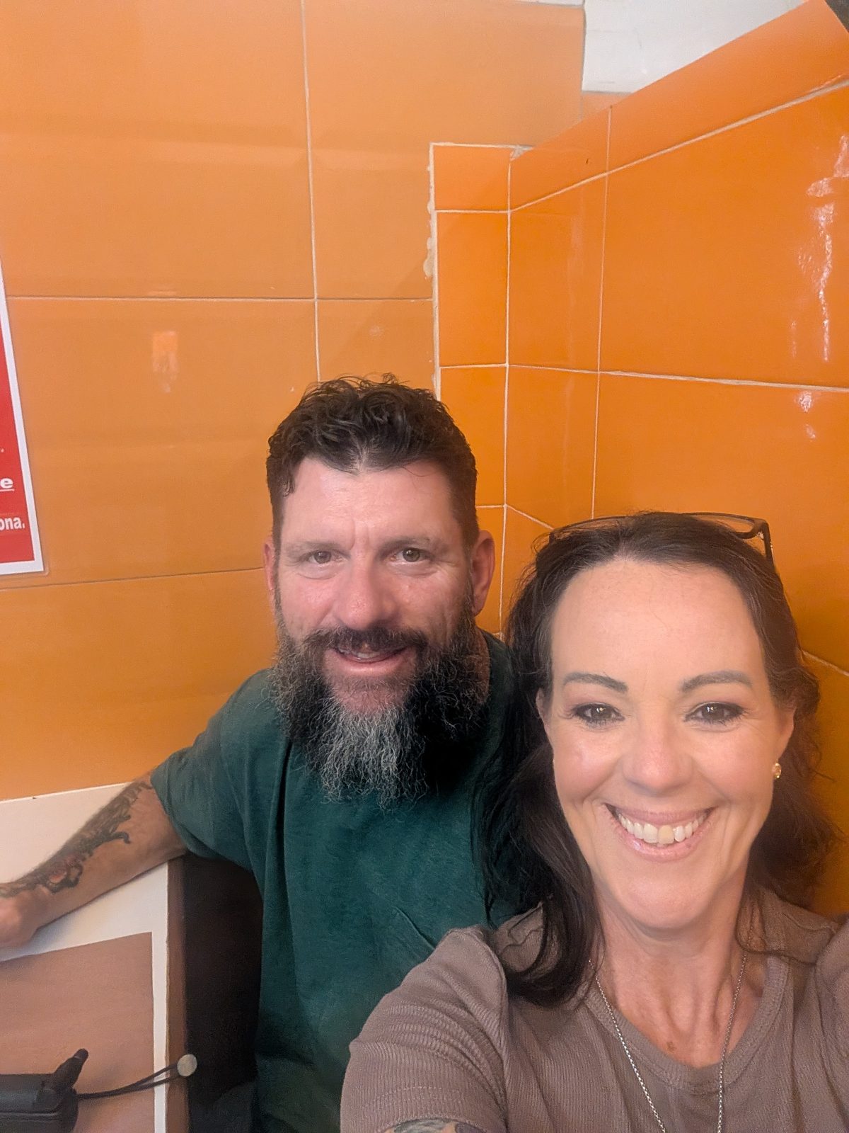 Tim and Shannon Plunkett of 7 Lights Travel at Pasillo de Humo in Oaxaca